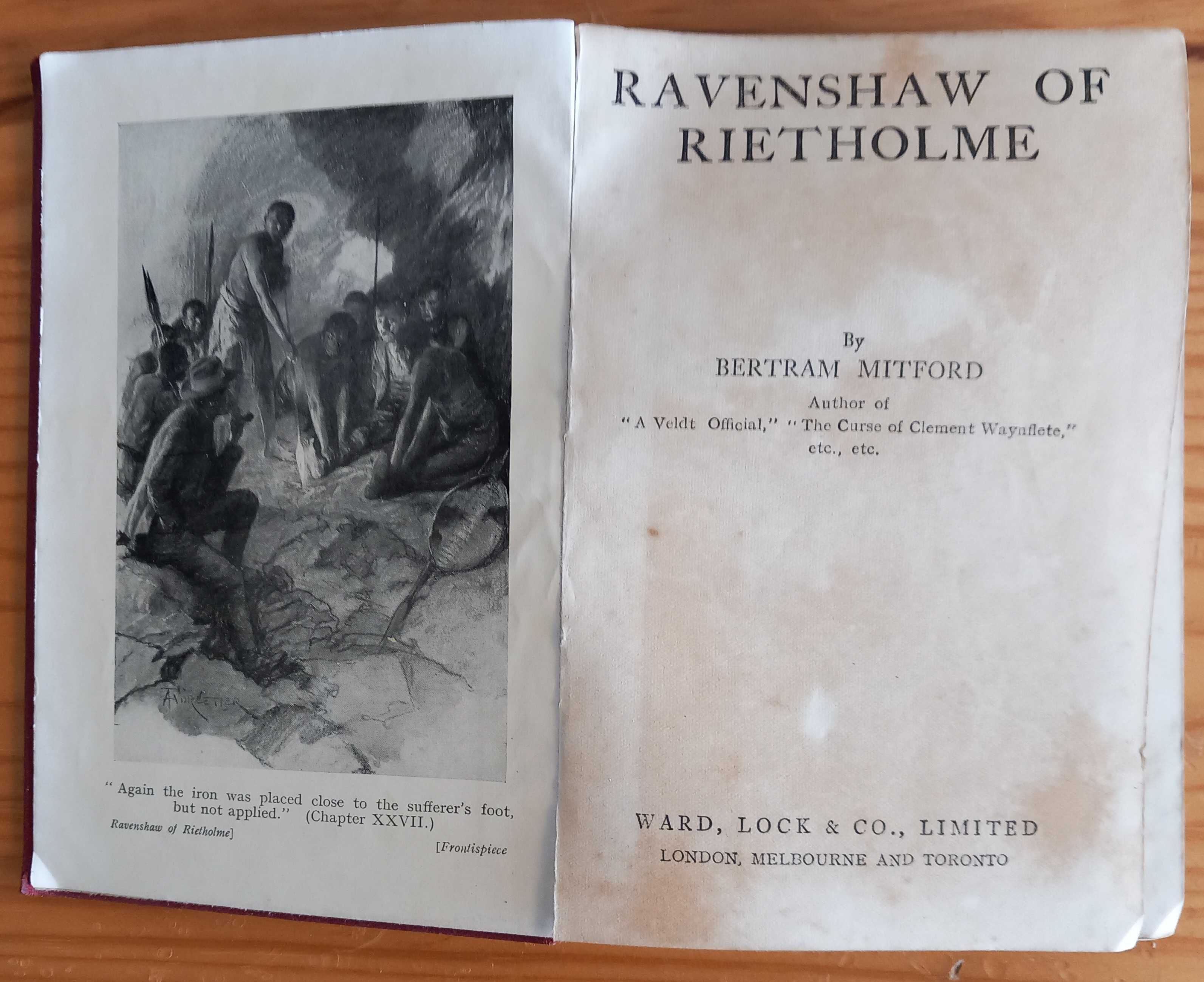 Bertram Mitford- Ravenshaw Of Rietholme [1910] África exótica