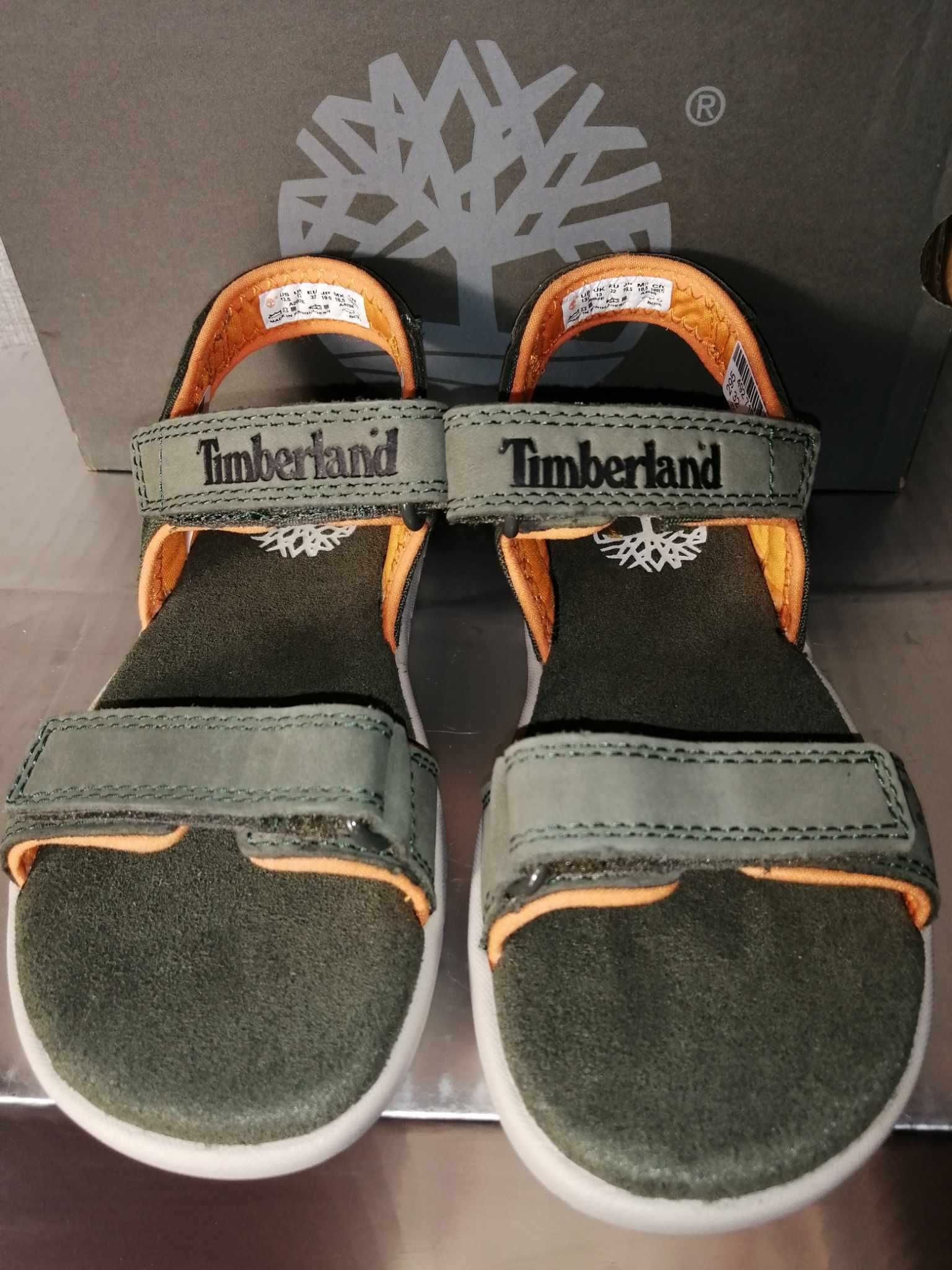 TIMBERLAND Nubble L/F2 Nowe Sandały Dziecięce 32 Oryginalne Zamszowe