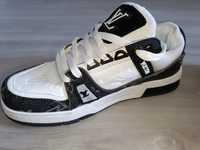 Buty Louis Vuitton LV Trainer White Black rozm. 43