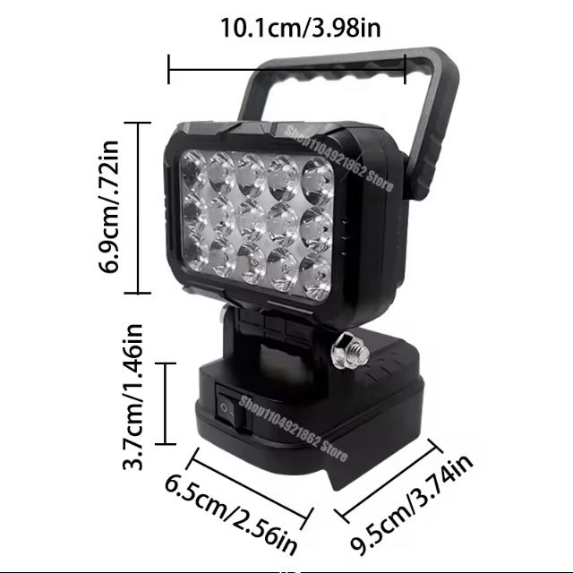 Акумуляторний ліхтар dewalt/milwukee /makita.