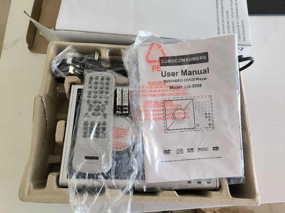 Leitor CD DVD MP3 marca LG