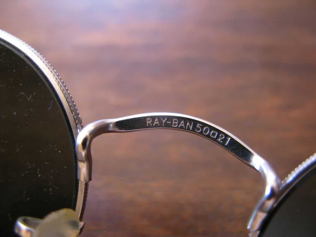 Ray Ban, Round Metal RB3447, lentes espelhadas, em excelente estado
