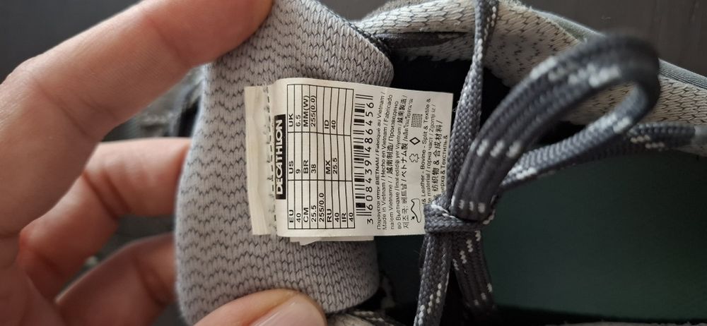 Buty turystyczne damskie niskie Quechua MH100 wodoodporne