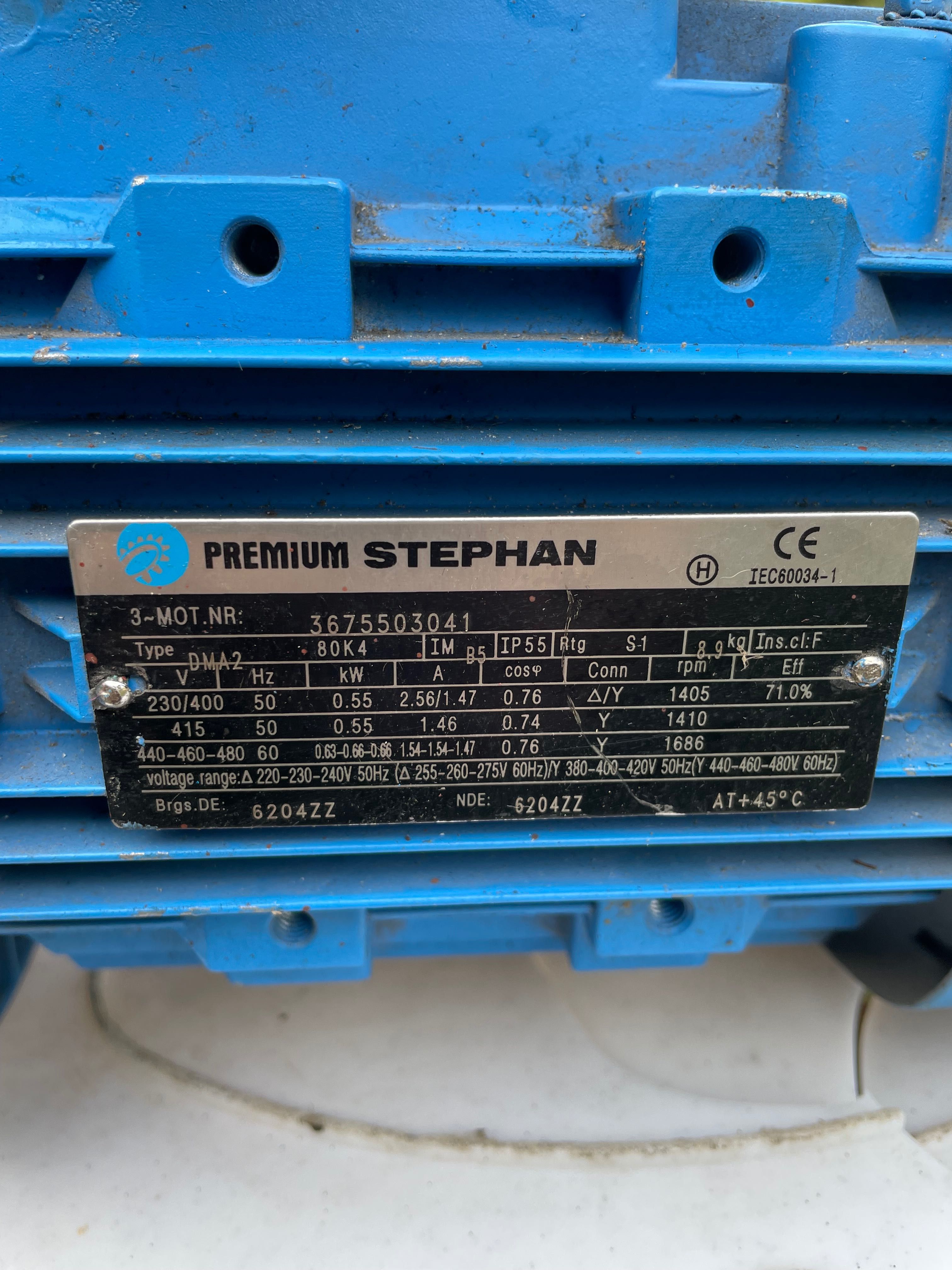 Silnik Premium Stephan 0,55kW
