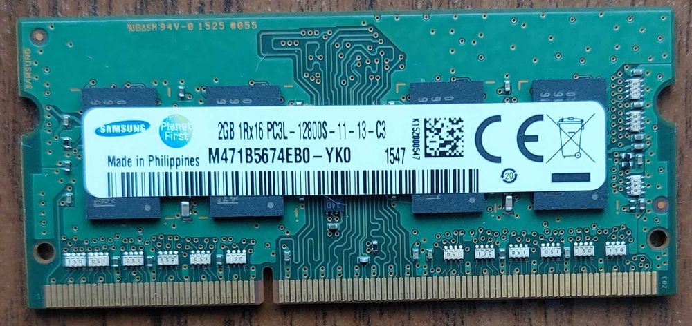 Продам  память для ноутбука 2гб DDR3L