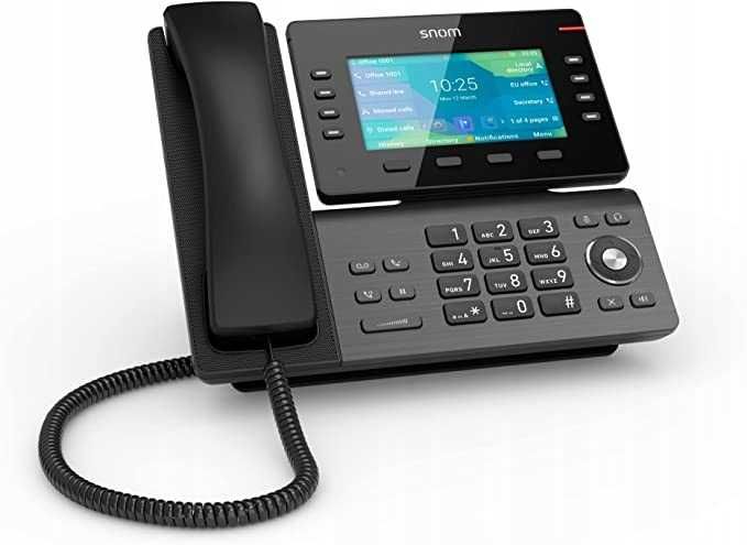 telefon stacjonarny biurowy SNOM D862 BRAK ZASILACZA