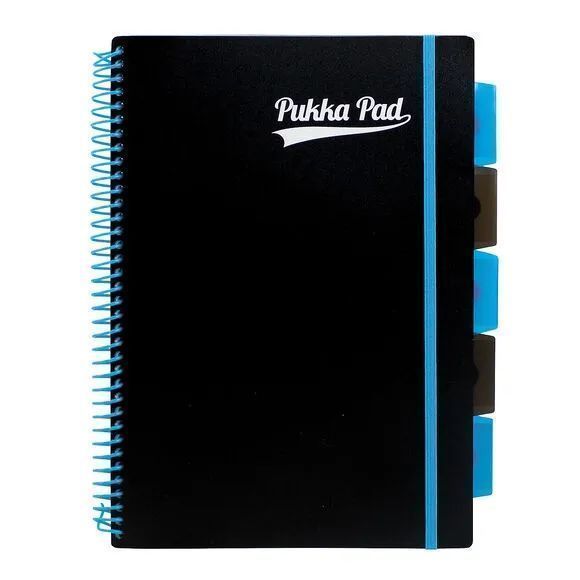 Kołozeszyt Pp A4/100K Pukka Pad Project Book Kratka Neon Pomarańczowy