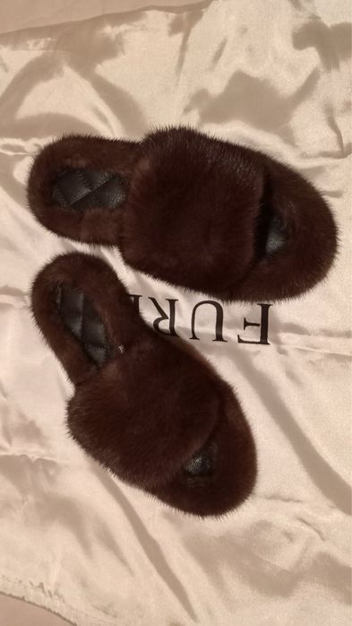 Меховые тапочки Размер 36-40