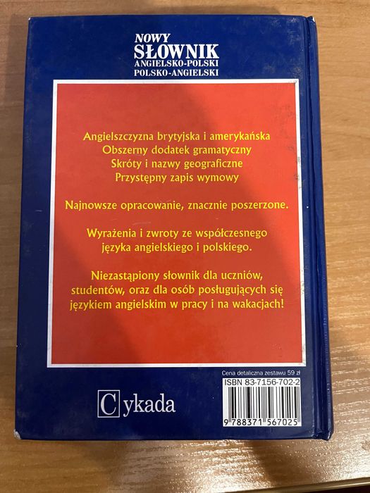 Nowy słownik angielsko-polski - stan bdb!
