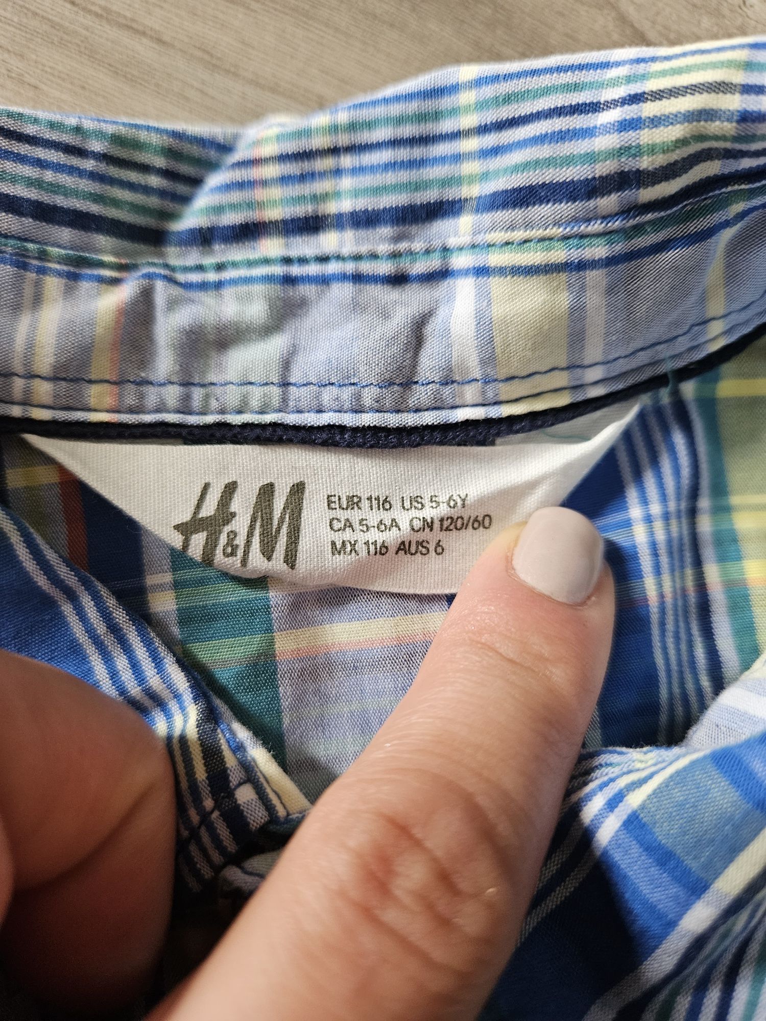 Chłopięca koszula H&M rozmiar 116. Stan idealny