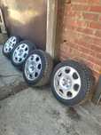Koła felgi audi 5x112 205/55r16 na oponach zimowych firemax FM 805