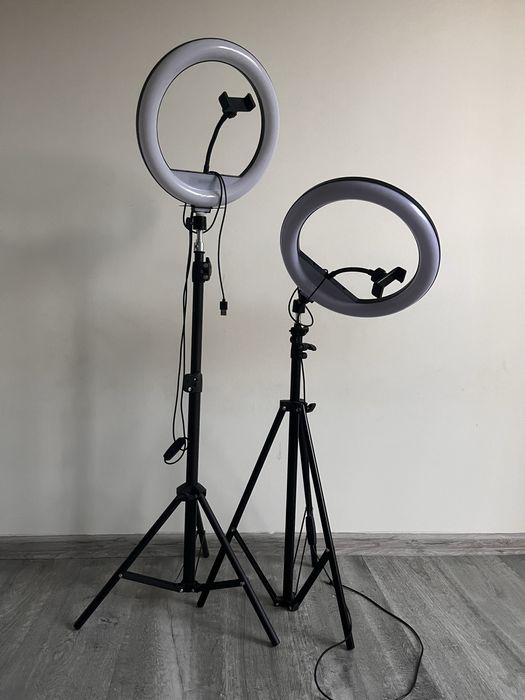 2 lampy pierścieniowe