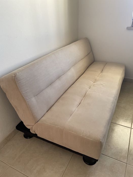 Sofá Reclinável Bege