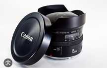 Canon 15mm F2.8 olho de peixe