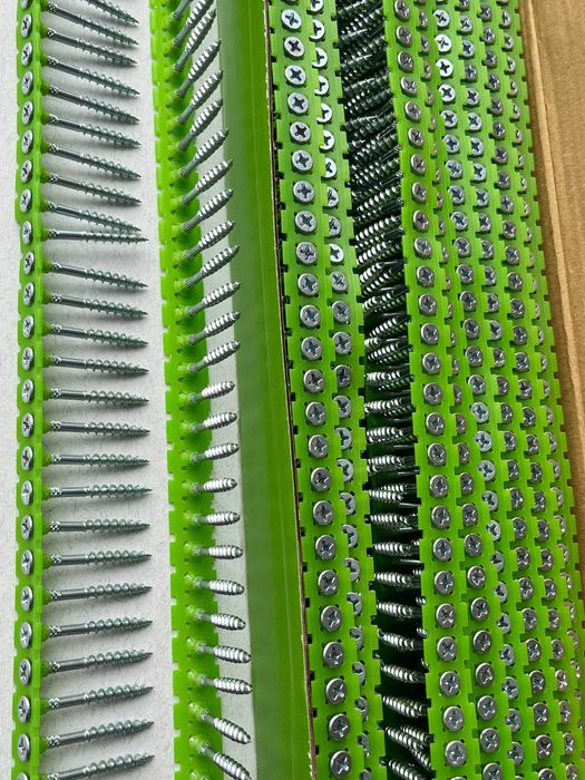 Шуруп на стрічці для плит до дерева, OSB, ДВП, ДСП (в ассортименіт)