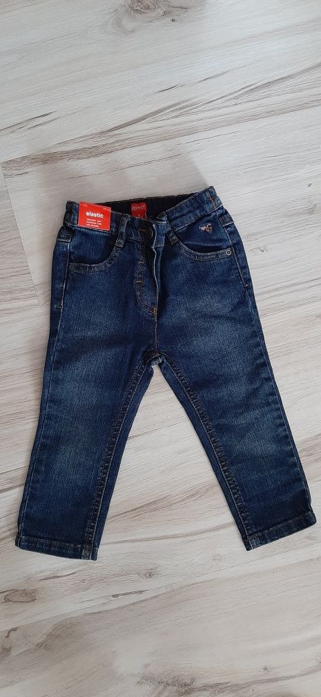 Nowe spodnie jeansowe Esprit rozmiar 80