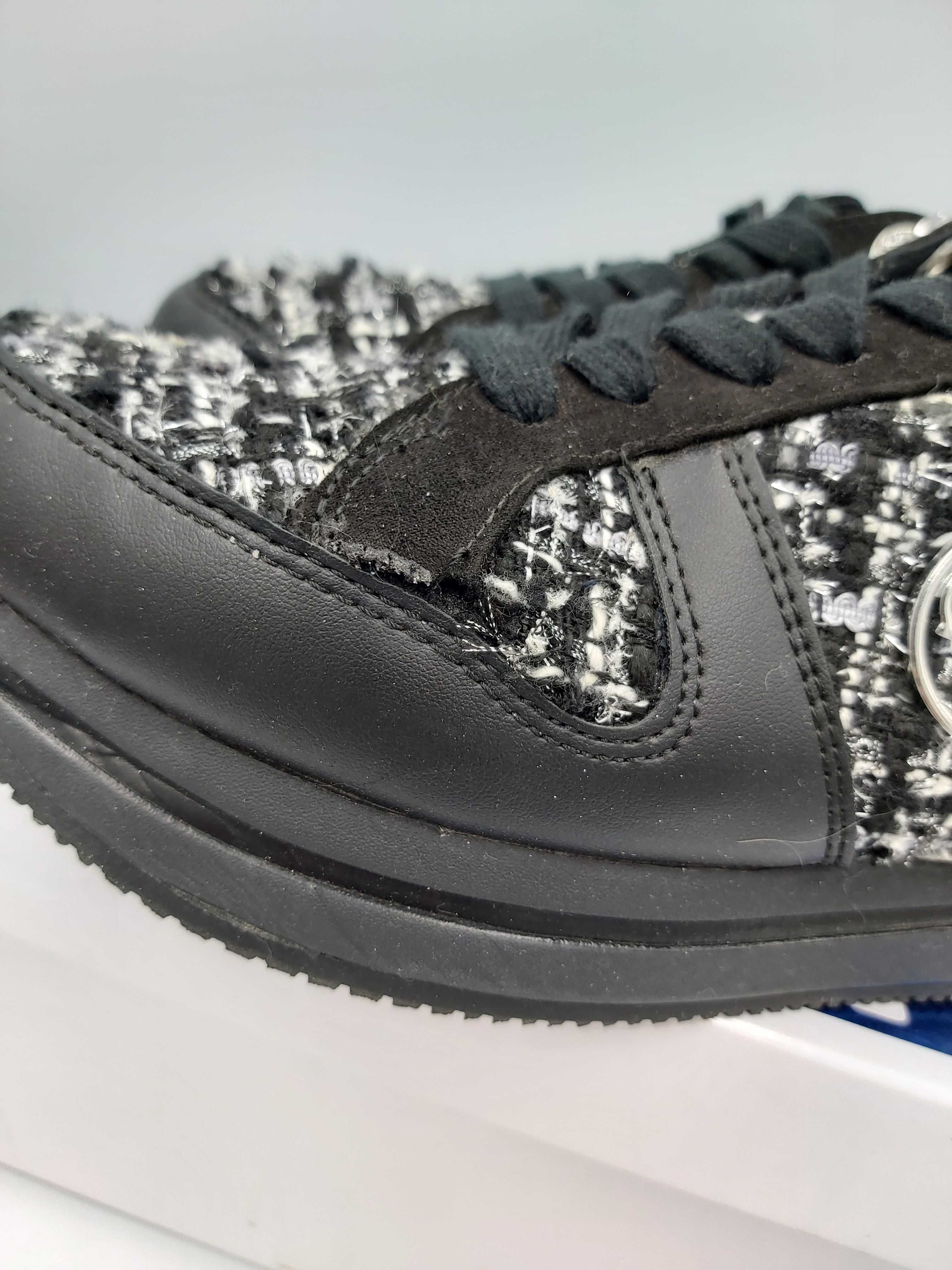 Buty sportowe sneakersy GUESS czarne rozmiar 38