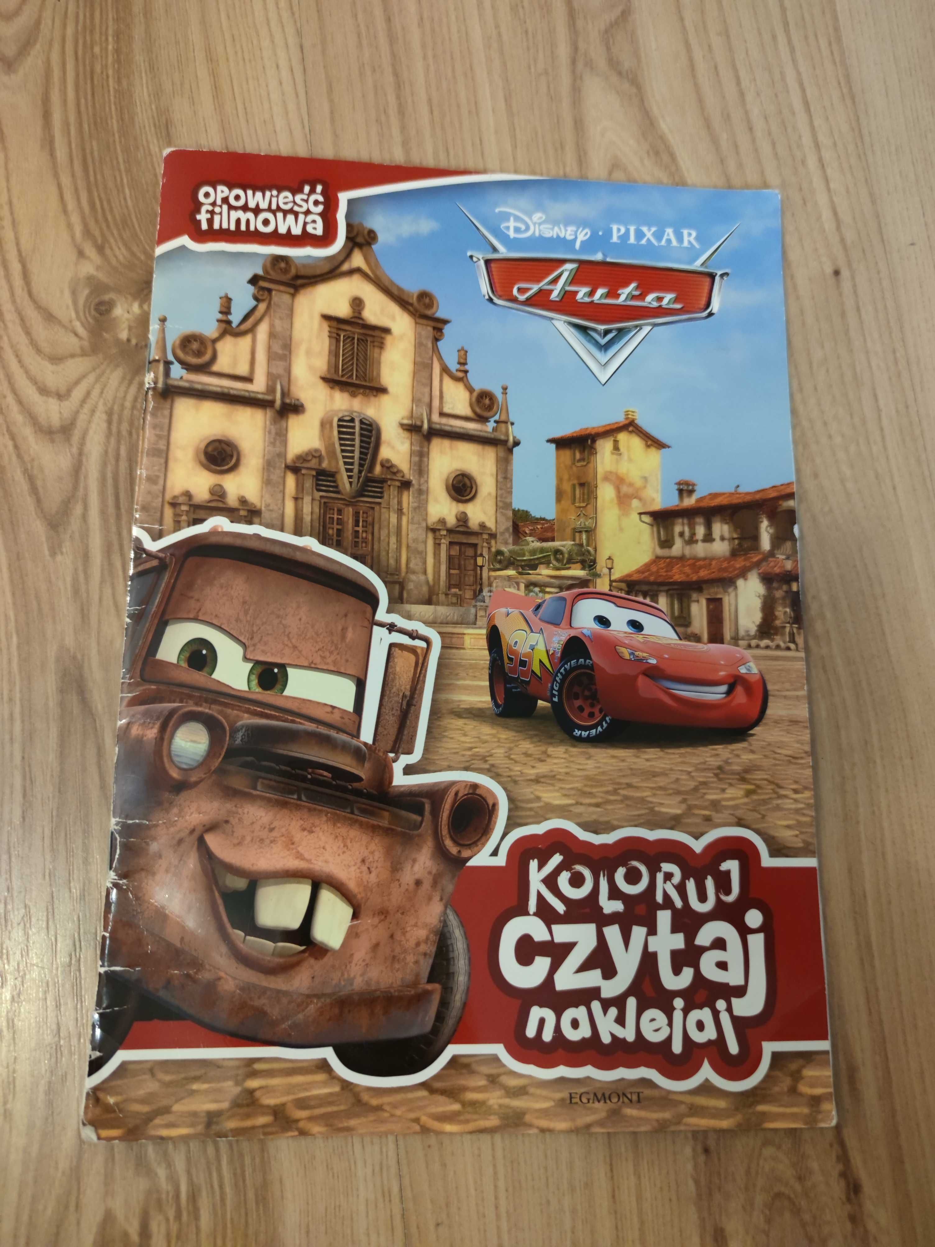 Książka. Auta. Disney. Zygzak McQueen.