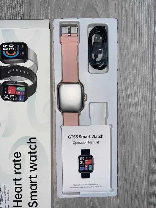 Septoui Smartwatch damski i męski, ekran dotykowy 2,0" czarny