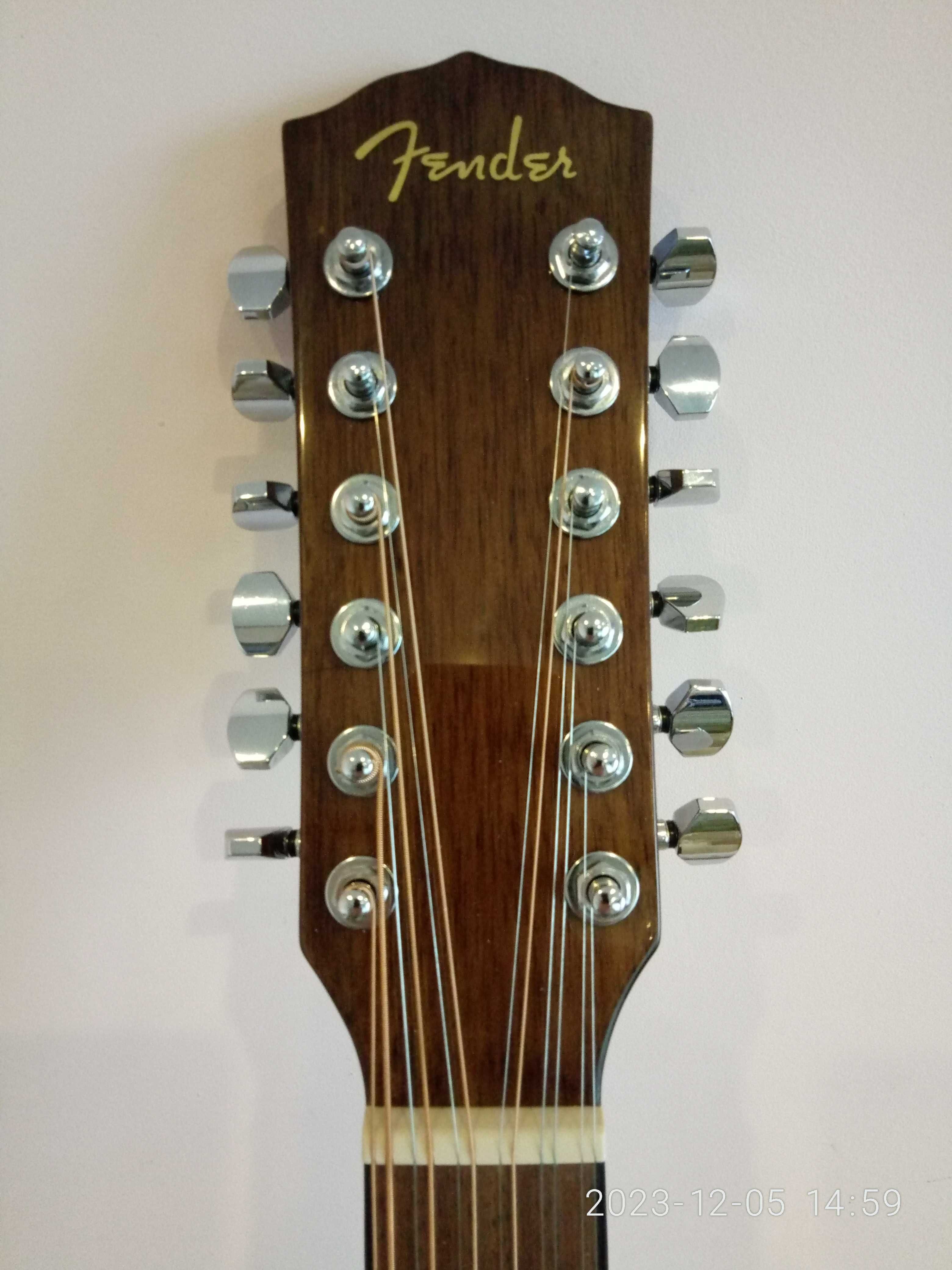 12 струнна гітара Fender CD-60SCE-12NAT