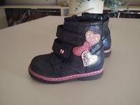 Buty Lasocki 22 CC skórzane granatowe