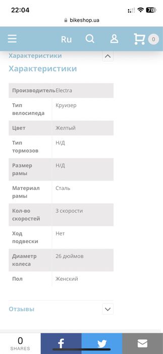 Продам велосипед Electra Daisy