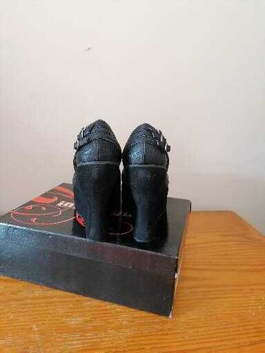 Inamagura sapatos góticos plataforma tam39/40 alternativo punk demonia