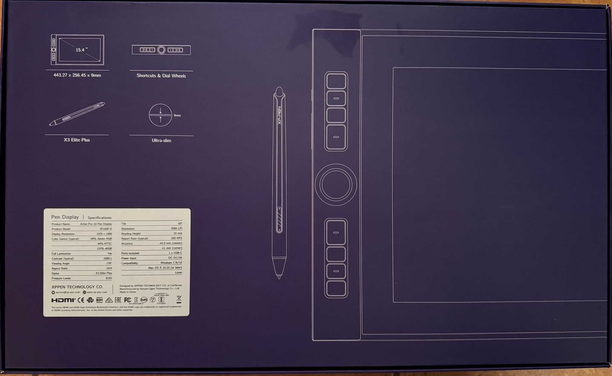 Tablet - XP Pen Artist Pro 16 - Mesa digitalizadora