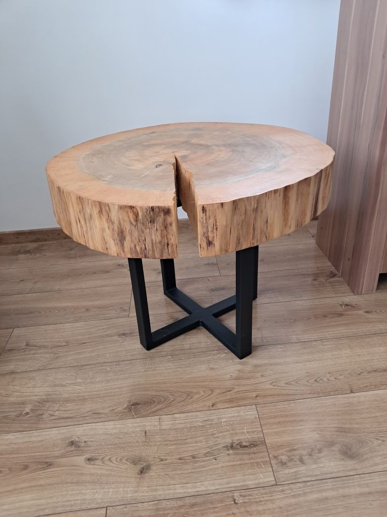 Stolik dębowy styl loft
