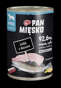 Pan Mięsko Indyk z dorszem karma mokra dla dorosłego psa 400g