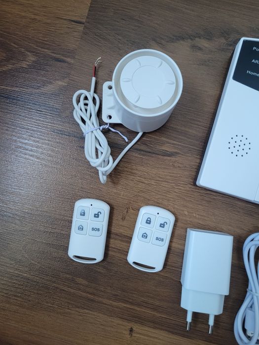 Bezprzewodowy system alarmowy gsm WiFi antywłamaniowy aplikacja na tel