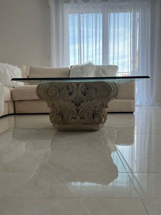 Mesa de centro trabalhada