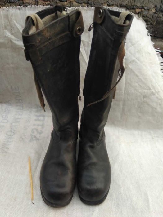 Чоботи шкіряні офіцерські на меху 41 розмір