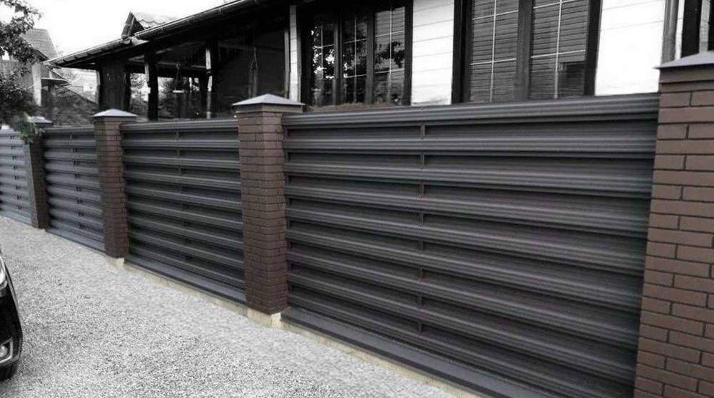 Металлический штакетник - євроштакетник • Дешево!