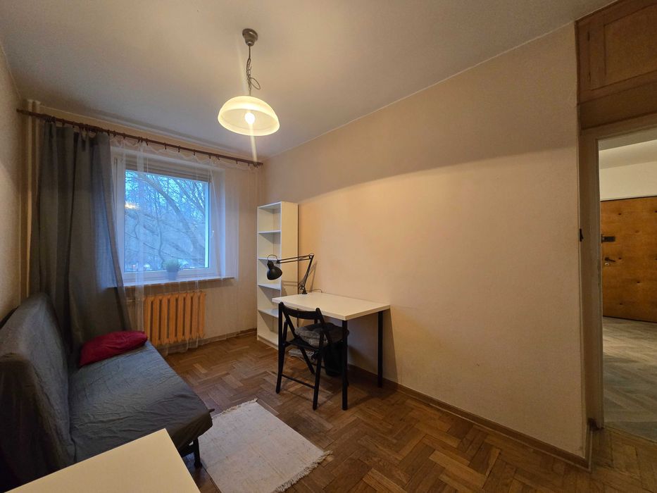 Duży jednoosobowy pokój na Ursynowie, metro Imielin, po remoncie, już!