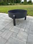 Palenisko ogrodowe duże  600 mm, grubość 2mm solidne ognisko, grill