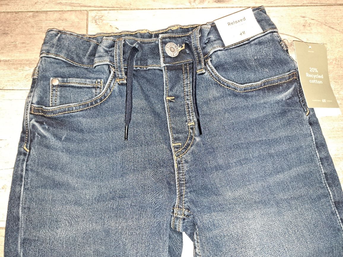 H&m spodnie dżinsowe 140cm nowe