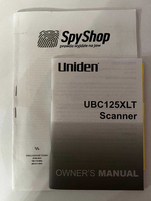 Skaner szerokopasmowy Uniden UBC125XLT