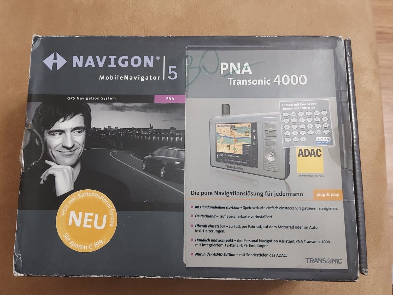 Nawigacja Navigon 5 PNA Transonic 4000 komplet