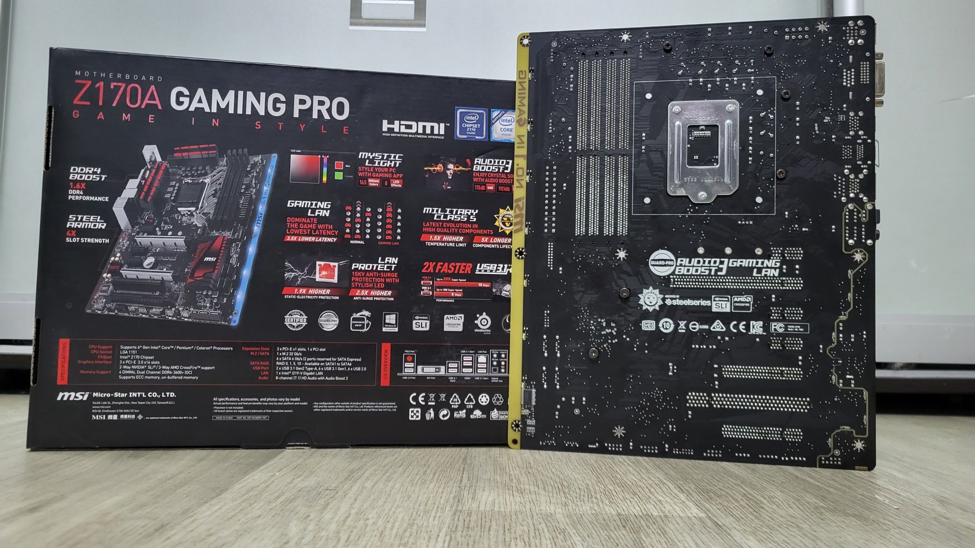 Материнська плата MSI Z170A GAMING PRO (Сокет Socket 1151)
