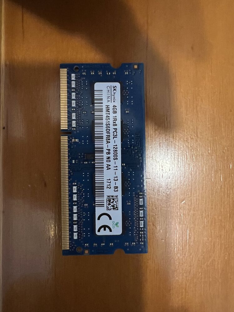 Pamięć Ram 4 GB do laptopa