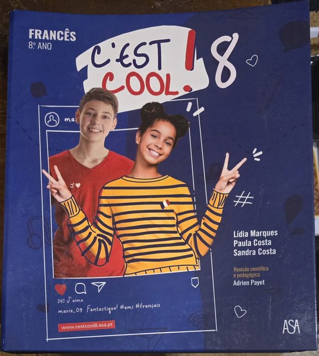 C'est Cool 8 - Francês  - Dossier de Professor + Caderno de Atividades