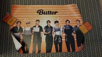 Plakat BTS BUTTER oryginalny !  JK V Jimin J-Hope RM Suga Jin