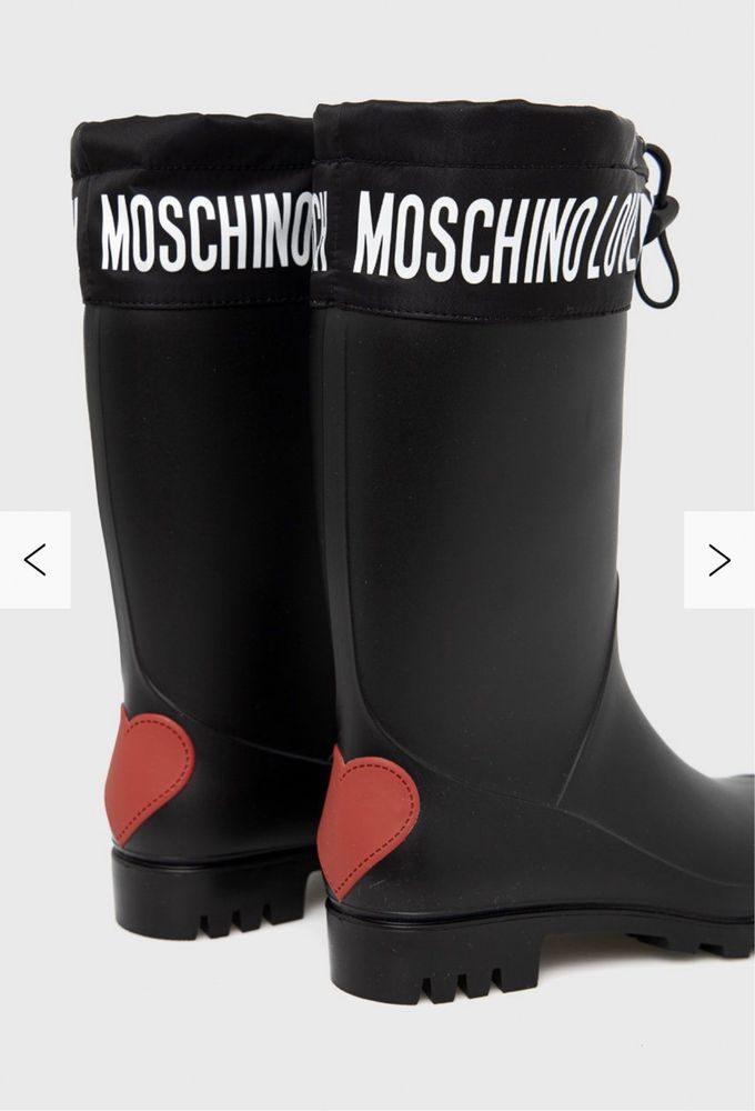 Nowe kalosze Love Moschino, 24,5cm