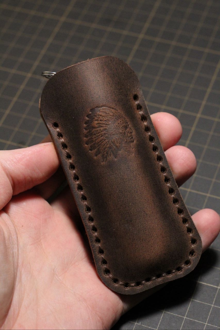 Чехол из натуральной кожи для victorinox 91 huntsman Spartan webger
