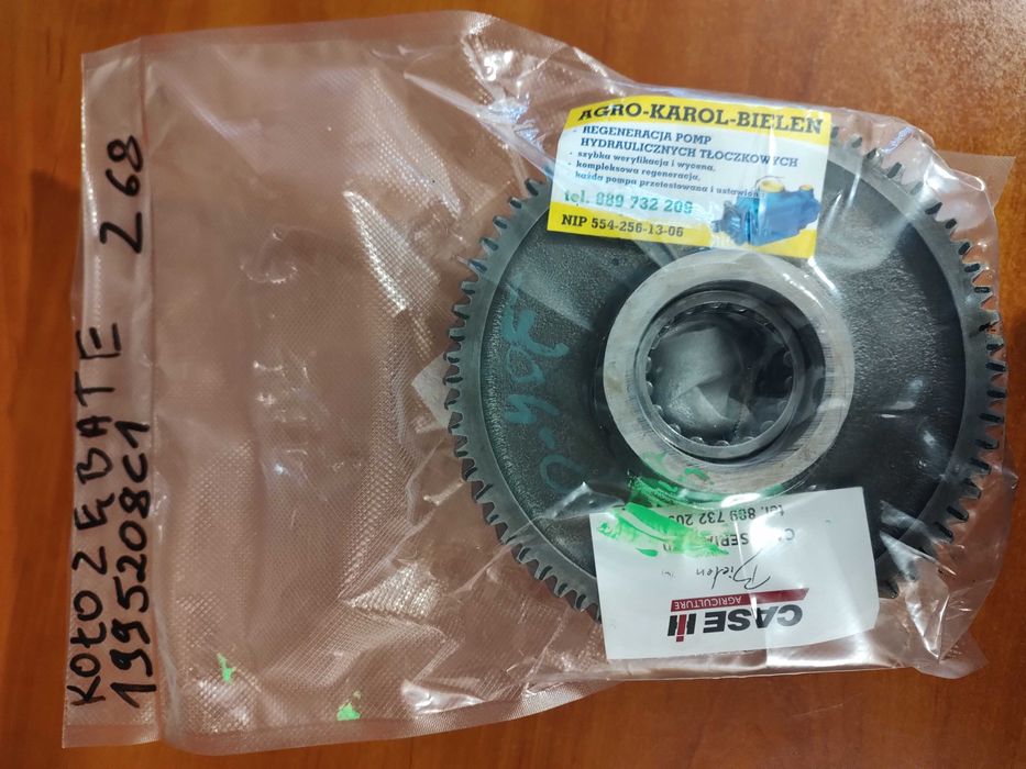 Koło zębate Z68 CASE 5120,5130,5140,5150 nr kat-1,995208C1