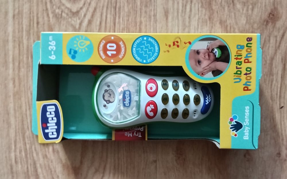 Nowy zabawkowy  telefon inteaktywny Uibrathing Photo Phone  do dzieci