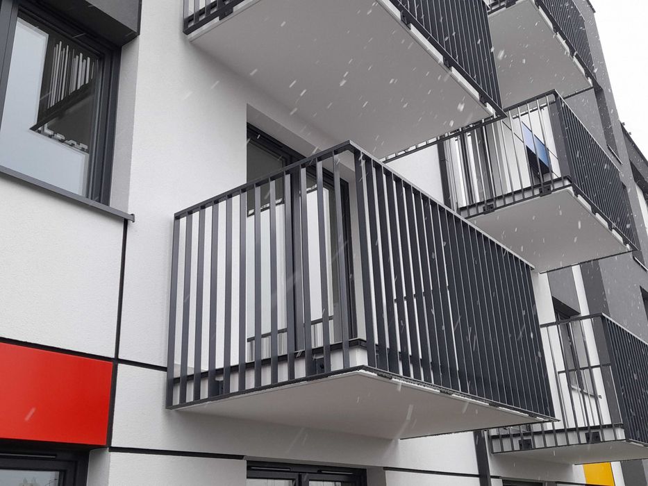 BALUSTRADA BALUSTRADY nowoczesne aluminiowe stalowe  CYNKOWANE