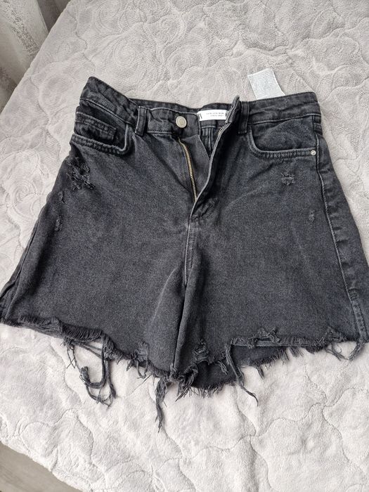 Шорти Zara High-rise Ripped