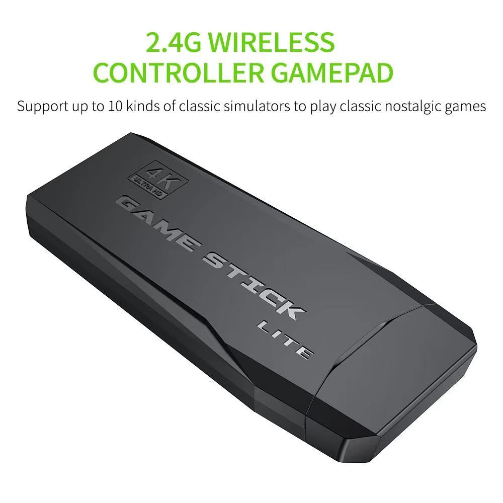 Gra TV retro Pegasus 10000 gier konsola Stick HDMI 2 pady PS1 64GB